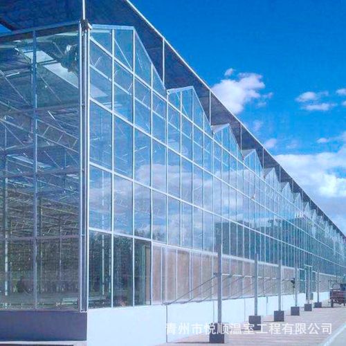 温室大棚文洛型连栋智能玻璃温室花卉农业养殖温室大棚工程